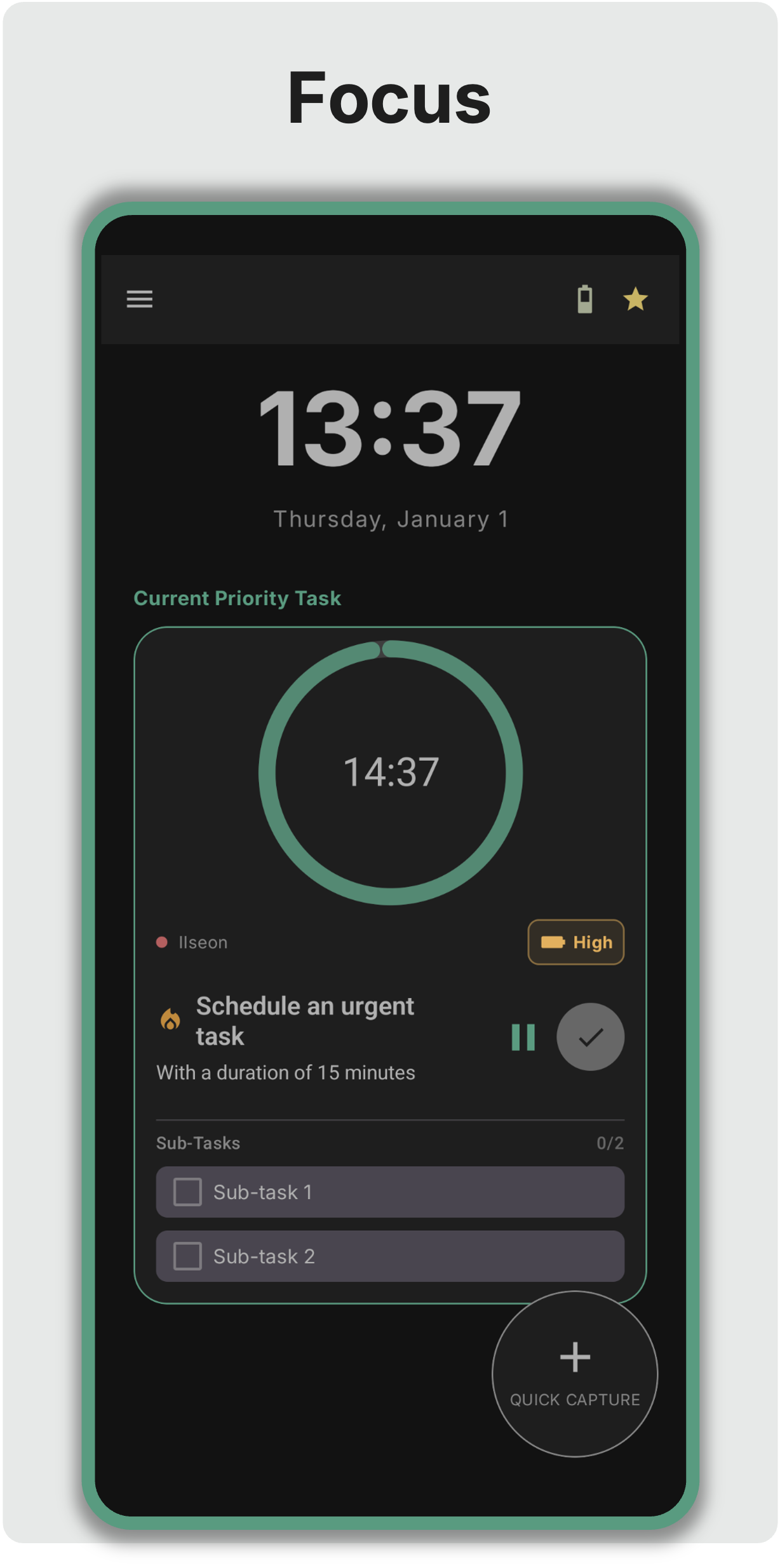 Momentum and Task View